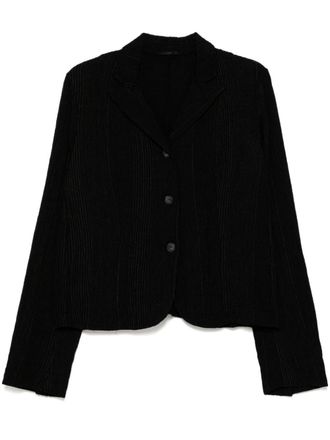 Transit Par-Such peak lapels jacket - women - Wool - 2 - Black