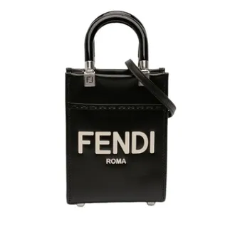 Fendi unisex, Pre-owned, Zwart, Maat: ONE Size Leer
