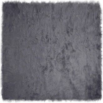 vidaXL Alfombra De Imitaci&oacute;n De Piel De Oveja Tafalla Antracita Vidaxl