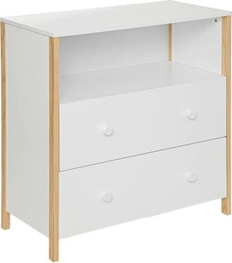 Atmosphera Cassettiera in legno kima 85x40cm bianco Atmosphera créateur dintérieur