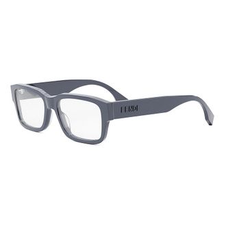 Fendi Square Full Rim Eyeglasses - Navy
