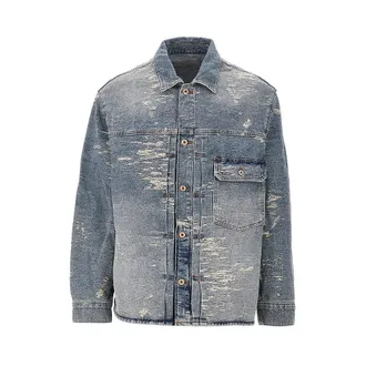Emporio Armani Vintage effect denim jacket Man M