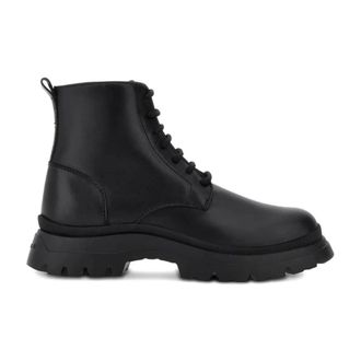 Hogan Lace-up Boots, male, Black, Size: 9 1/2 US H692 Lace-Up Ankle Boots