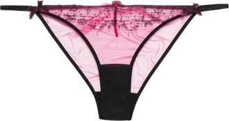 Agent Provocateur lace-detailing briefs - Pink