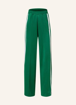 Karo Kauer Sweatpants mit Galonstreifen - GRÜN/ WEISS