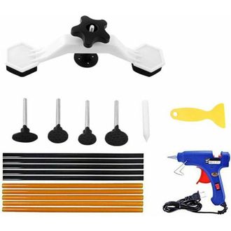 OEM Kit Di Riparazione Per Carrozzeria Auto, Kit Di Riparazione Per Ammaccature Senza Vernice Con Pistola Per Colla, 10 Stick Di Colla (7x270 Mm), Estratt
