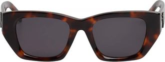 Palm Angels Vierkante Cat Eye Zonnebril - Dames - Zonnebrillen - Bruin - ONE Size - Accessoires