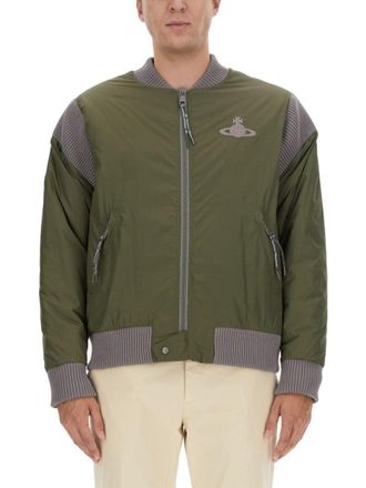 Vivienne Westwood Bomber Jacket With Logo