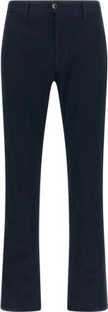 Incotex Rechte Broek - Heren - Chinos - Blauw - W34 - Katoen - Broeken