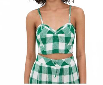 Hunter Bell Brookie Top In Emerald