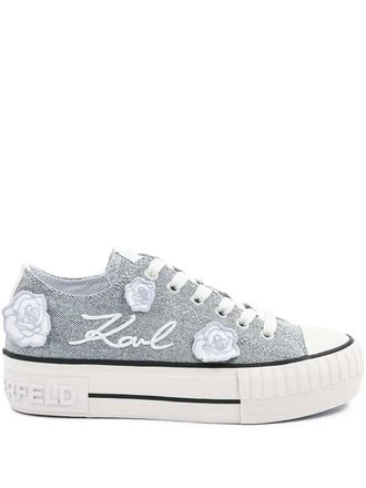 Karl Lagerfeld Kampus Max sneakers - women - Fabric/Fabric/Rubber - 37 - Blue
