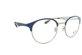 Ray-Ban Unisex Rb3545V Round Eyeglasses In Blue