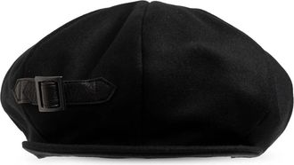 Yohji Yamamoto Wool Flat Cap - Heren - Hoeden - Zwart - L - Katoen - Accessoires