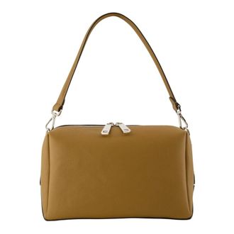 Fendi Tassen, Dames, Bruin, ONE Size, Kameel Leren Heren Schoudertas