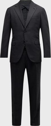 Brioni Men & apos;s Wool Houndstooth Suit