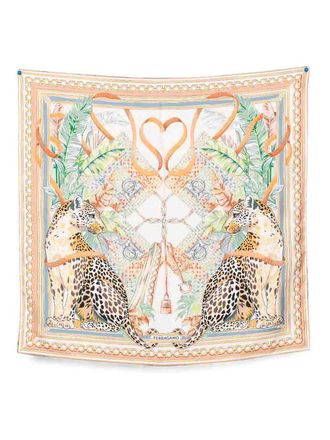 Ferragamo Printed Silk Foulard