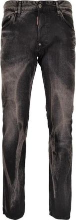 Dsquared2 Slim-fit Jeans - Heren - Slim Fit Jeans - Grijs - 3XL - Katoen - Jeans