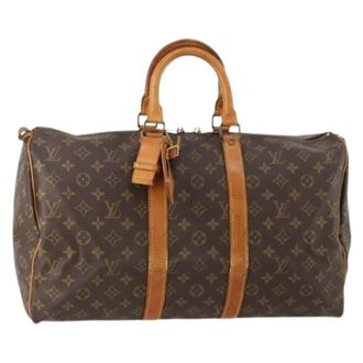 Louis Vuitton Pre-owned Weekend Bags, unisex, Brown, Size: ONE SIZE Pre-owned Keepall bag
