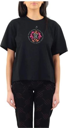 Daily Paper Clothing Piuza Korte Mouw T-shirt - Dames - T-shirts - Zwart - M - Tops