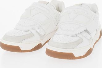Valentino GARAVANI Low-Top Leather Sneakers With Velcro Closure Valentino