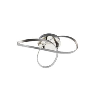 Lindby Lindby L&aacute;mpara De Techo Led saliha En Gris Aluminio