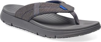 Sanuk Beer Foamie Flip Flop in Charcoal Grey at Nordstrom, Size 14