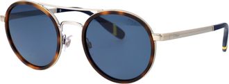 Polo Ralph Lauren Mens Sunglasses Havana-Silver Metal Havana/silver