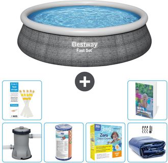 Bestway Piscina Bestway Fast Set Redonda - 457x84 Cm - 7-piezas S224