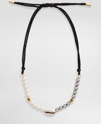 Dolce & Gabbana Dg Cord Necklace - Man Bijoux Multi-colored Metal Onesize