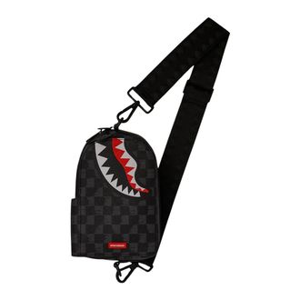 Sprayground Sprayground, Tassen, unisex, Zwart, ONE Size, Drip Check Shark Unisex Rugzak