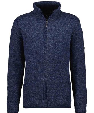 Ragman Strickfleecejacke RAGMAN, Herren, Gr. 6XL6264, blau (marineblau), 70% Wolle 30% Nylon, Jacken Strickfleecejacke