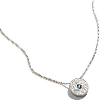Alex and Ani Evil Eye Crystal Necklace in Silver at Nordstrom