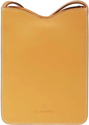 IL BISONTE Stijlvolle Leren Crossbody Tas - Dames - Schoudertassen - Bruin - ONE Size - Leer - Tassen