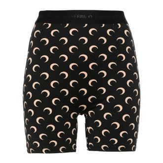 Marine Serre Short Shorts, female, Black, Size: S Short Shorts