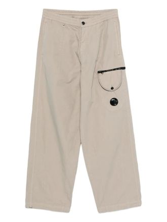 C.P. Company Trainingsbroek met elastische tailleband - Beige
