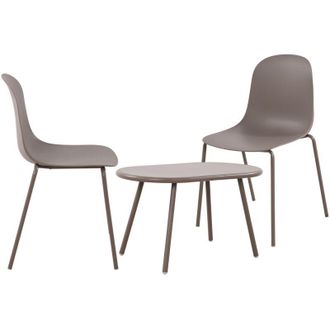 Clp Suite De 2 Plazas Veldin Gris Topo
