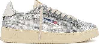 Autry Silver Dallas Low Sequin Sneakers