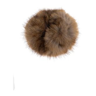 Balenciaga Hair Accessories, female, Brown, Size: ONE SIZE Holli Animal-Free Fur Scrunchie