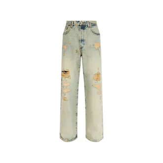 Kenzo Distressed Faded-effect Jeans