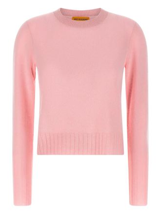 Guest In Residence Shrunken crew-neck sweater - Pink