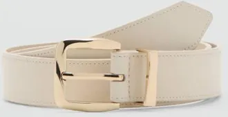 Mango Cintura fibbia rilievo grezzo - Donna - XL - MANGO