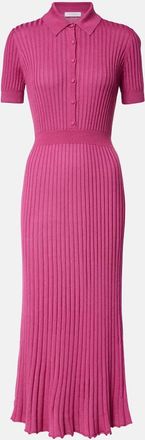 Gabriela Hearst Amor cashmere and silk midi dress