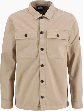 Barbour Mens Barbour International Arlo Overshirt BE74 Coriander - Tan - Size: 40/Regular