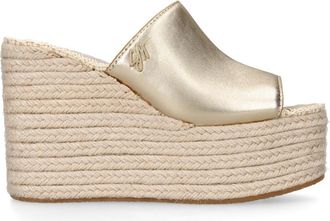 Steve Madden Womens Leather Cruzur Gold Heels - Size UK 7