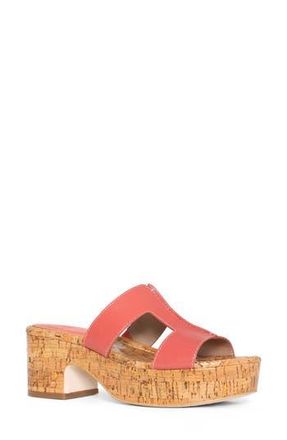 Donald J Pliner Platform Sandal in Coral at Nordstrom Rack, Size 8.5