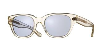 Eyevan 7285 Flash-E ECR Mens Sunglasses Yellow Size 54