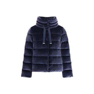 Herno Cotton chenille-effect Down Womens Jacket