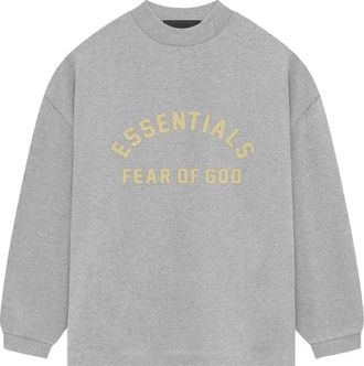 Fear of God SS24 Heavy Jersey Long-Sleeve T-Shirt Light Heather Grey 125SP242016F