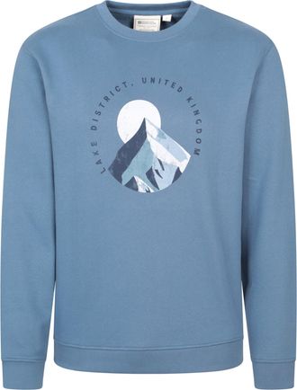 Mountain Warehouse Regional Mens Lake District Sweatshirt Blue XL