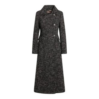 Max Mara Jassen, Dames, Zwart, M, Wol, Senior Redingote Jas